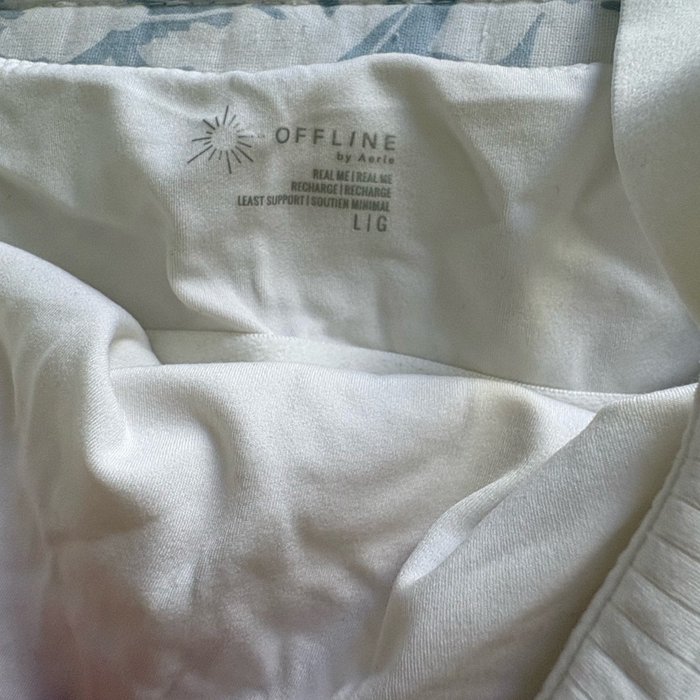 Offline White Sports Bra Tank - Picture 2 of 2